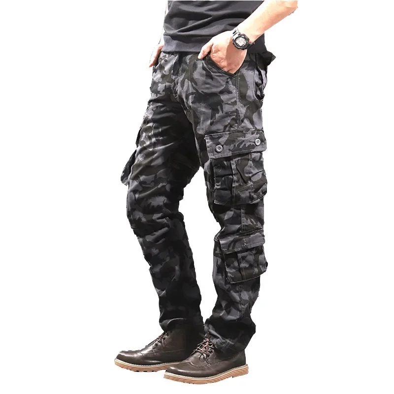 Pantalón cargo táctico de camuflaje para hombre – Estilo urbano - imagen 5