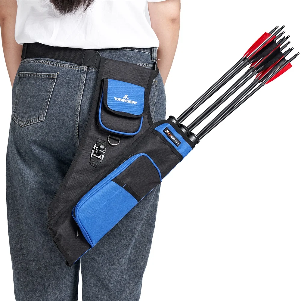 Quiver táctico 3 tubos – Portaflechas ajustable para caza - imagen 4