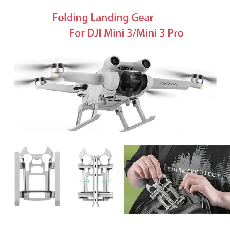 DJI Mini 3/Mini 3 Pro – Tren de aterrizaje plegable de liberación rápida - imagen 4