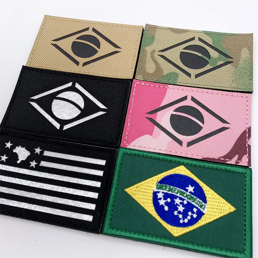 Parche reflectante IR con velcro gancho y bucle Brasil - imagen 5
