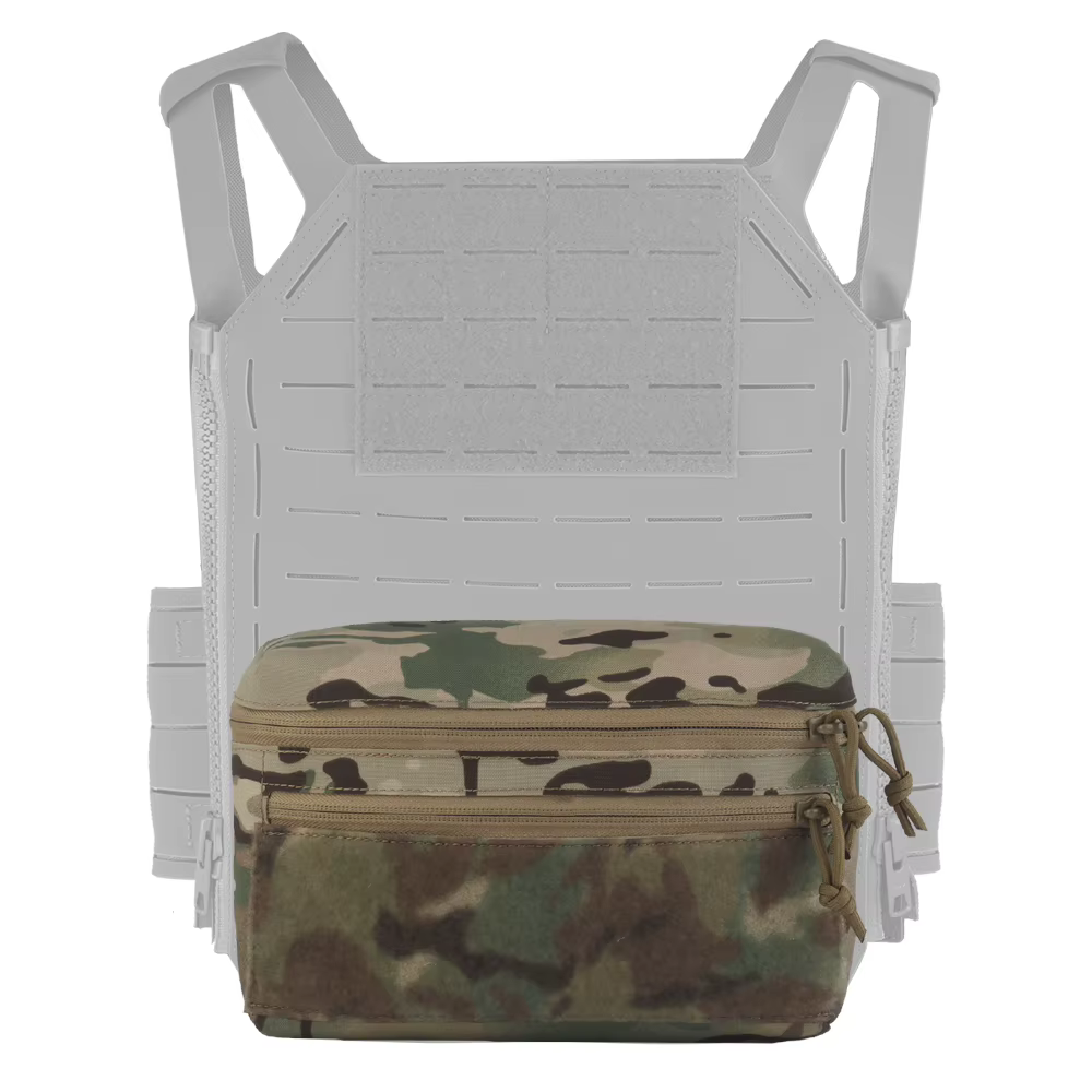 Bolsa MOLLE gran capacidad abdominal porta cargadores – Chaleco táctico caza - imagen 2
