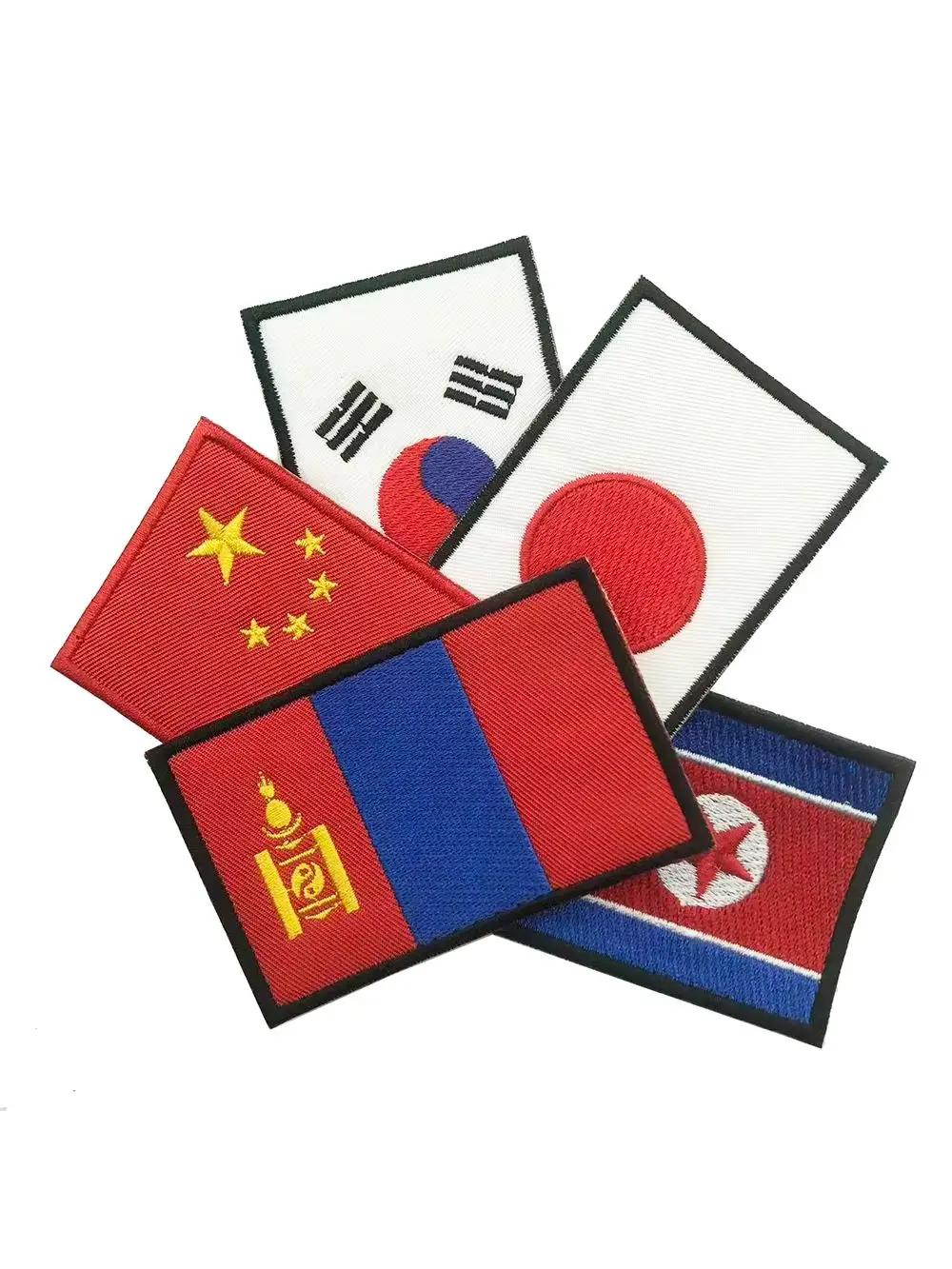 Parche bordado con estilo de insignia