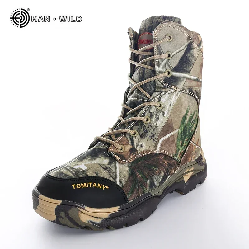 Botas tácticas camuflaje desierto de corte alto para hombre - imagen 3
