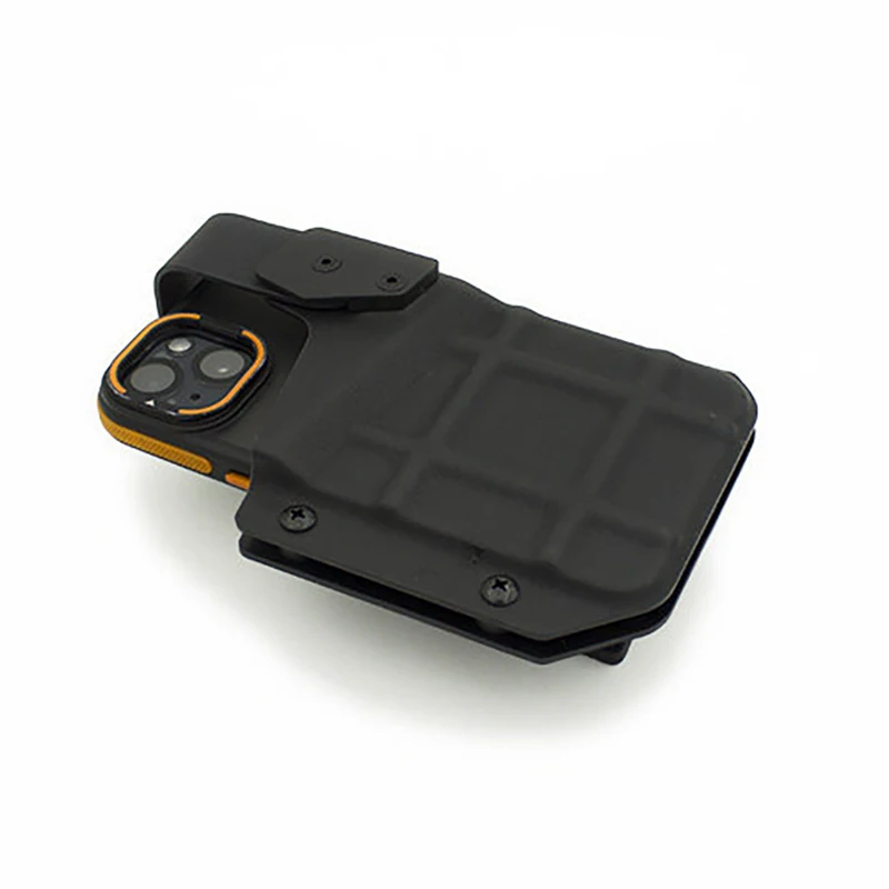 Funda táctica móvil MOLLE bloqueo pulgar, extracción rápida y clip