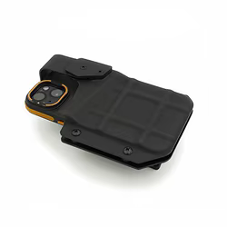 Funda táctica móvil MOLLE bloqueo pulgar, extracción rápida y clip
