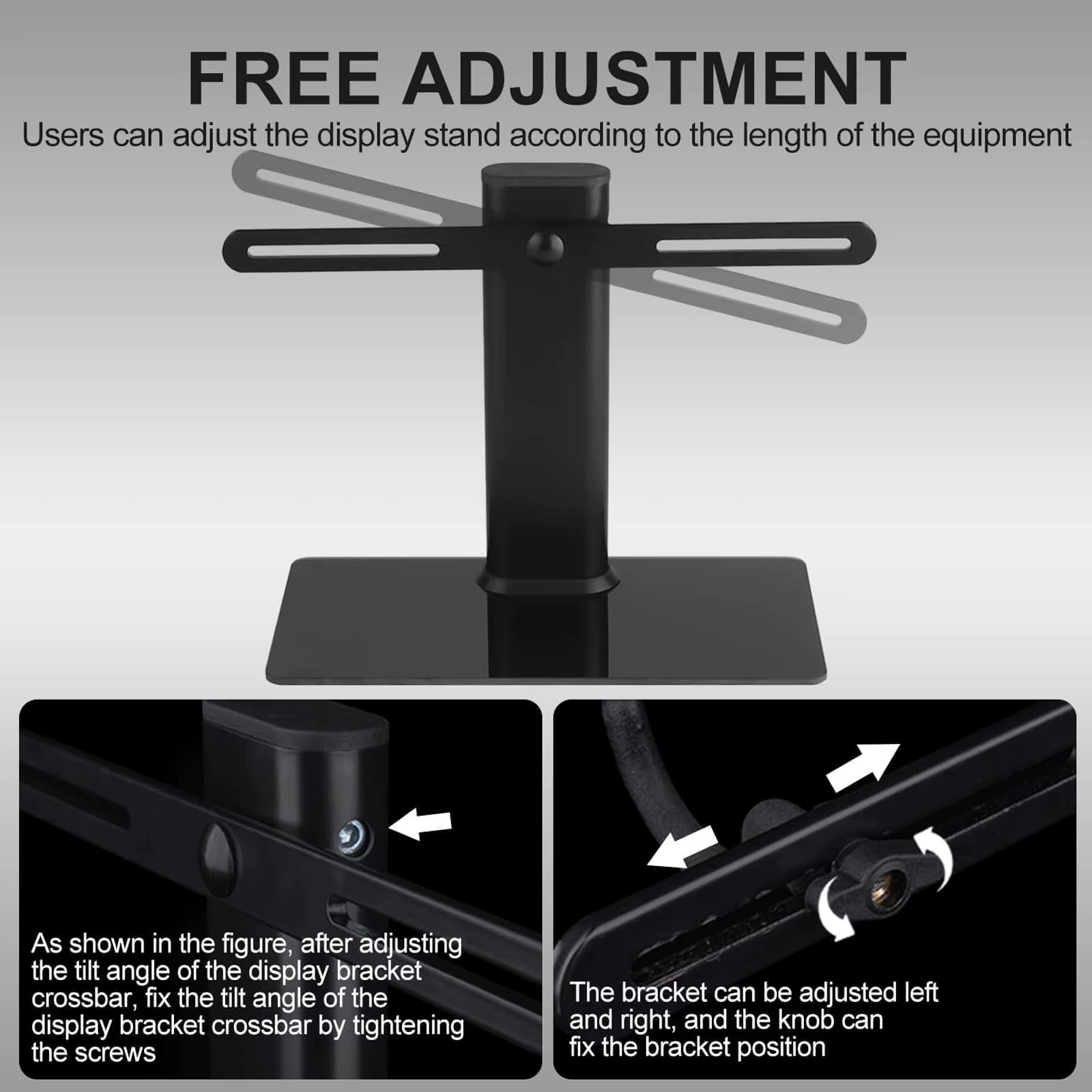Soporte para rifle táctico ajustable portátil para exhibición Airsoft - imagen 3