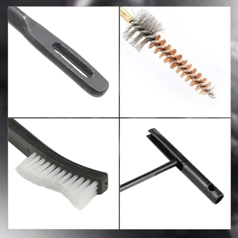 Kit de limpieza para rifles M16/AR15 – cepillos y accesorios