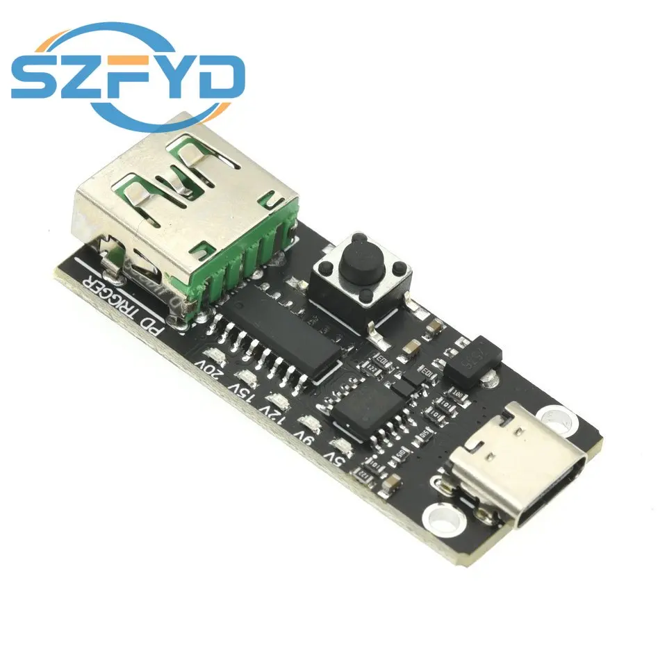 CMTPD Módulo de carga rápida USB-C 100W PD/QC - Placa de refuerzo - imagen 2