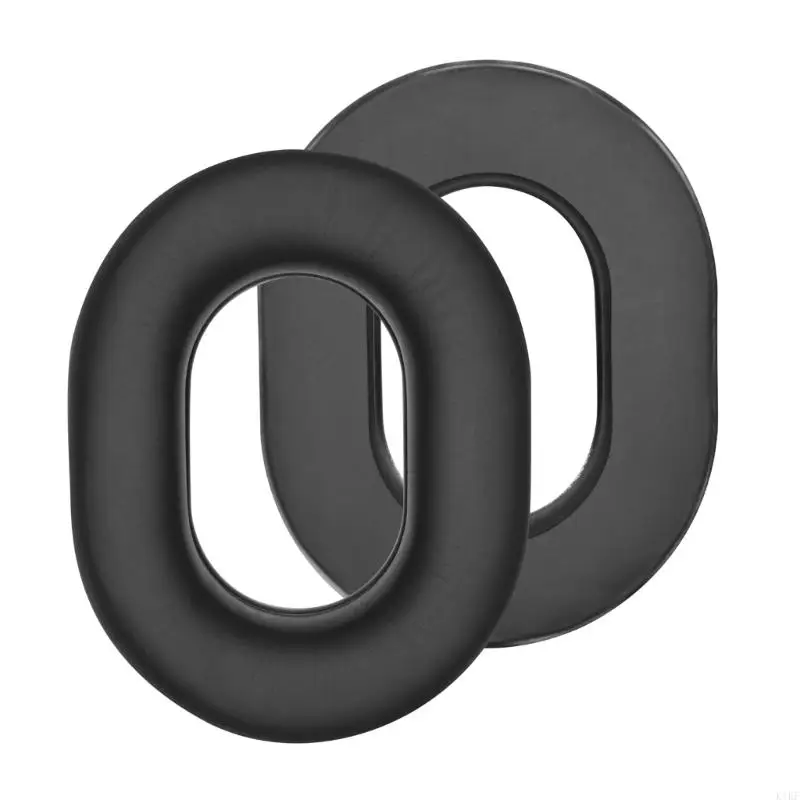 Almohadillas de repuesto Clark para auriculares de polipiel negra