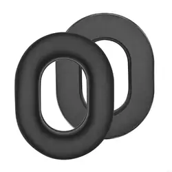 Almohadillas de repuesto Clark para auriculares de polipiel negra