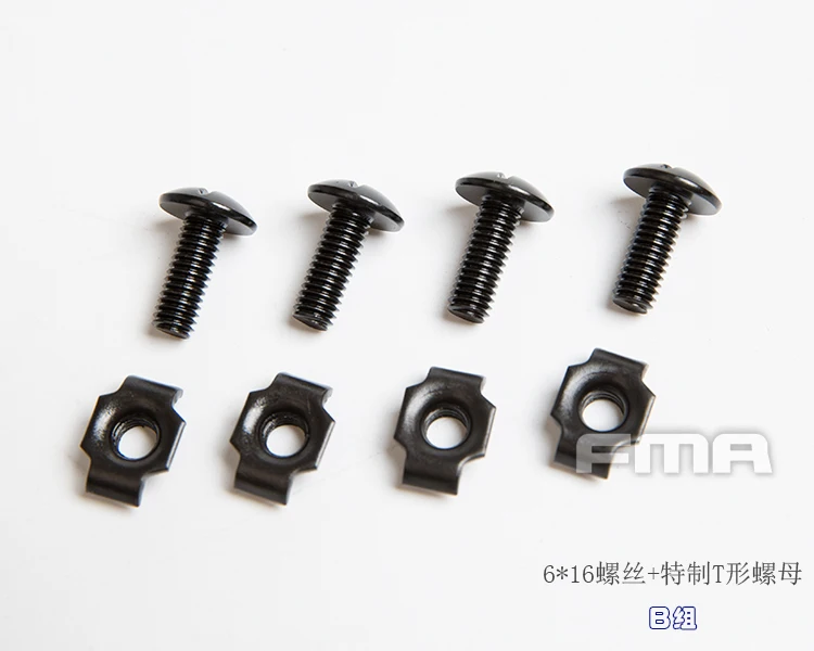 Tornillos 6x16 con tuerca en T especial para fijación
