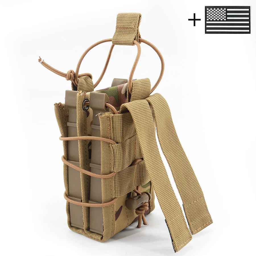 Bolsa táctica MOLLE para herramientas doble compartimento - imagen 3