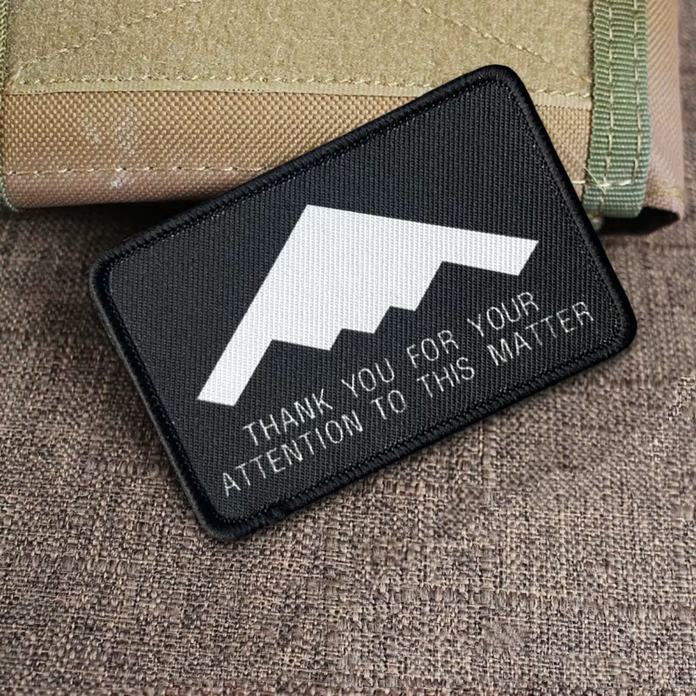 B2 Spirit Stealth Bomber: parche táctico con velcro para mochila - imagen 5