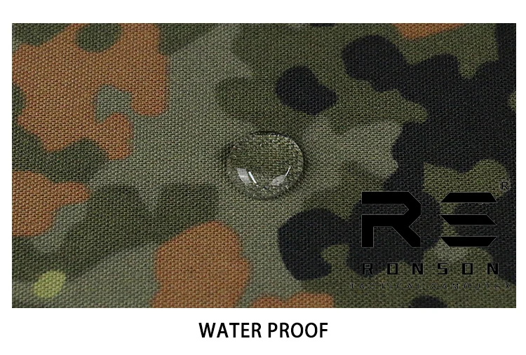 Camuflaje Flecktarn sobre tejido técnico