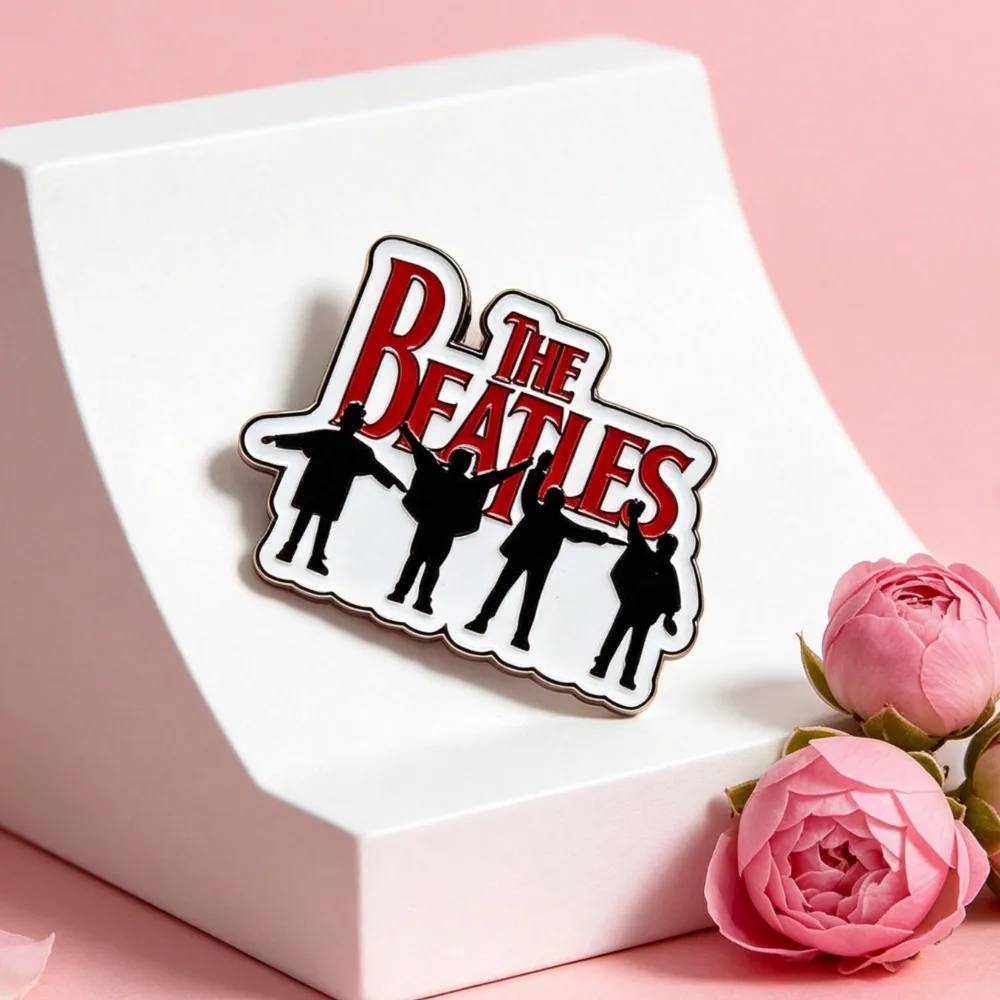 Pin esmaltado clásico The Beatles – broche para chaqueta y mochila - imagen 3