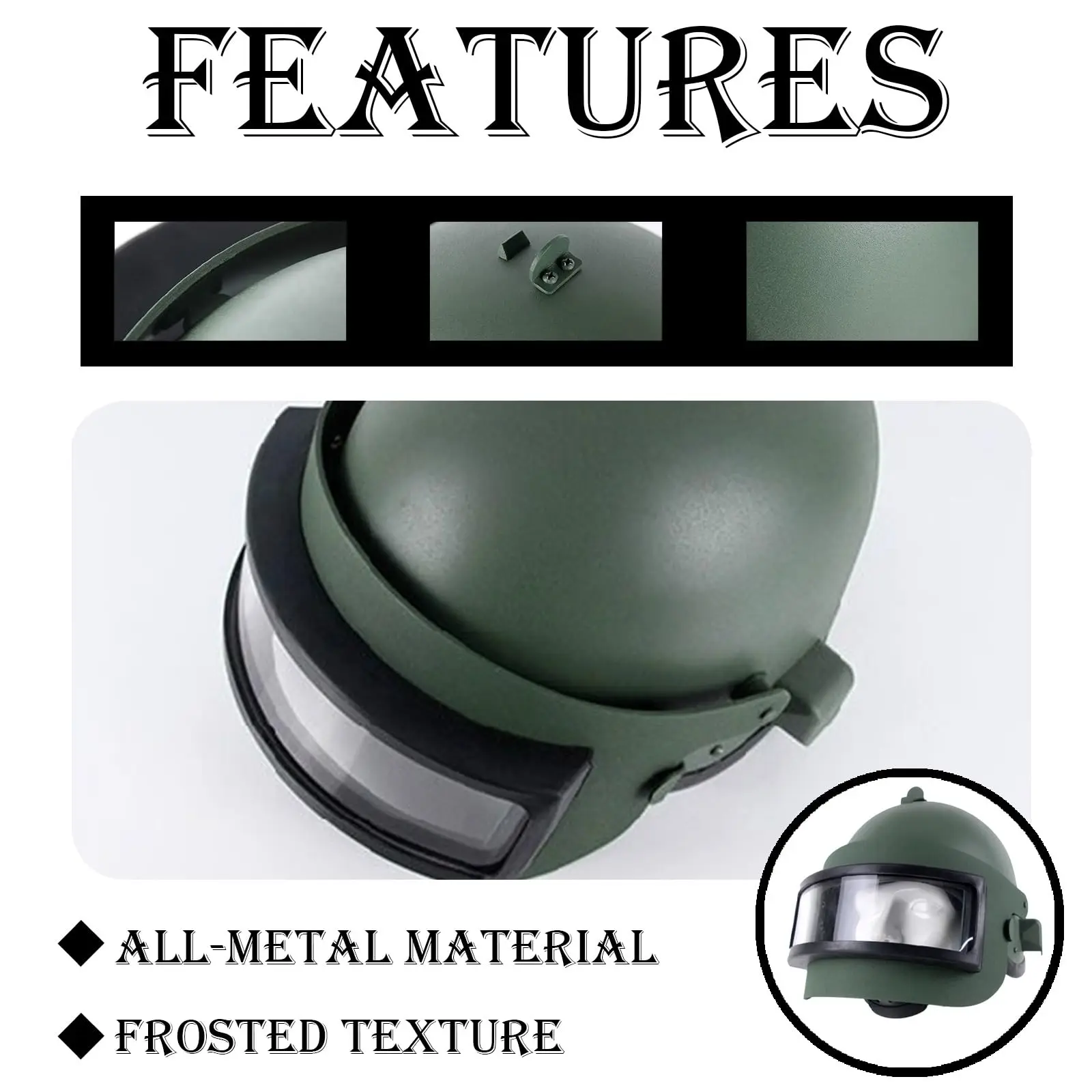 Casco táctico K63 III ABS Airsoft antiimpactos para CS y paintball