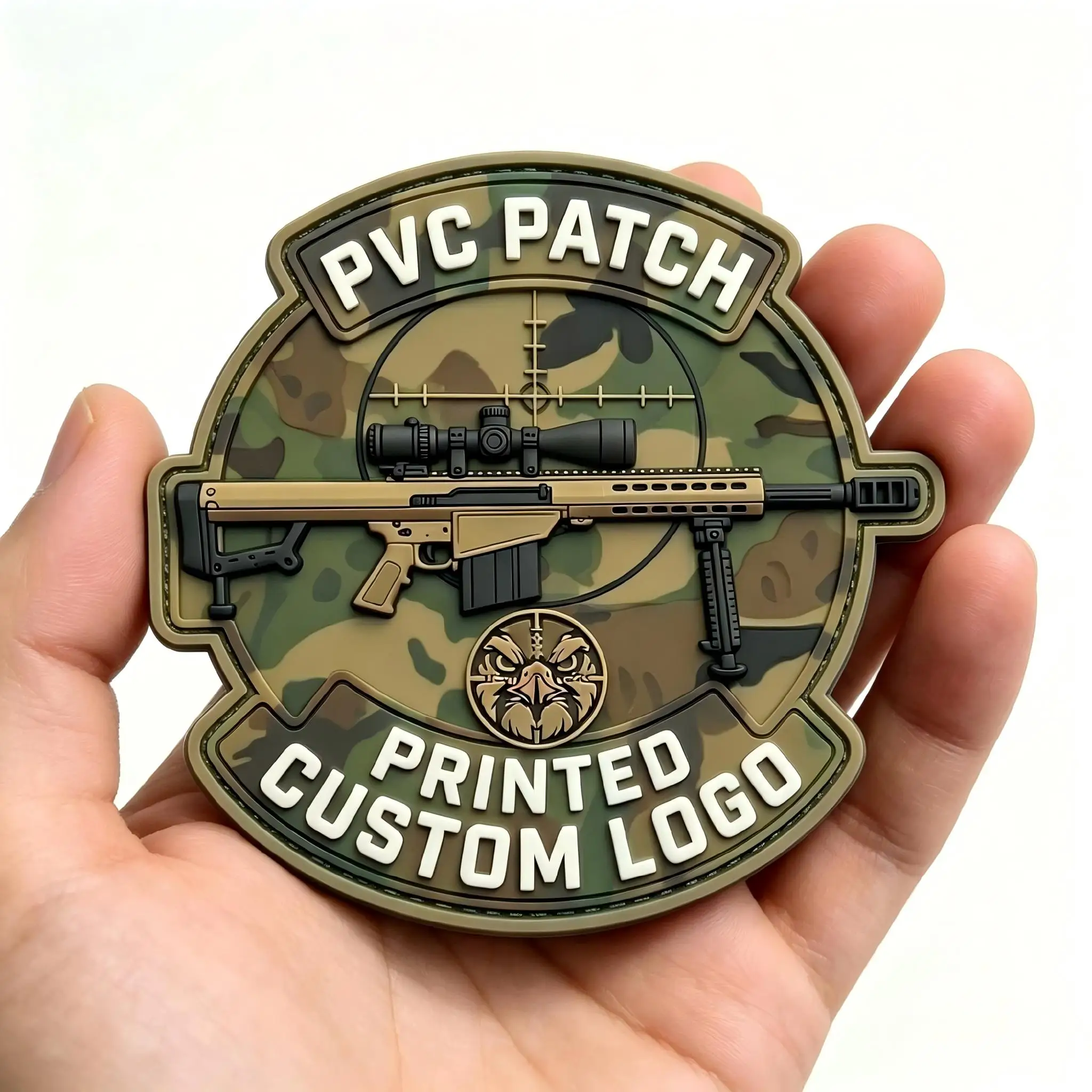 Parche táctico termoadhesivo para gorra bordado, PVC y nombre - imagen 5