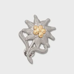 EM Badge Edelweiss – Pin militar infantería montaña