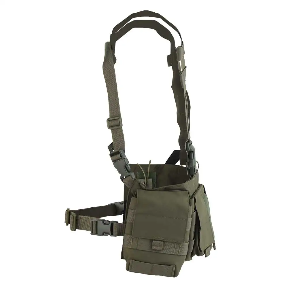 UW Chaleco táctico airsoft con cargadores, soporte radio y EDC médico - imagen 2