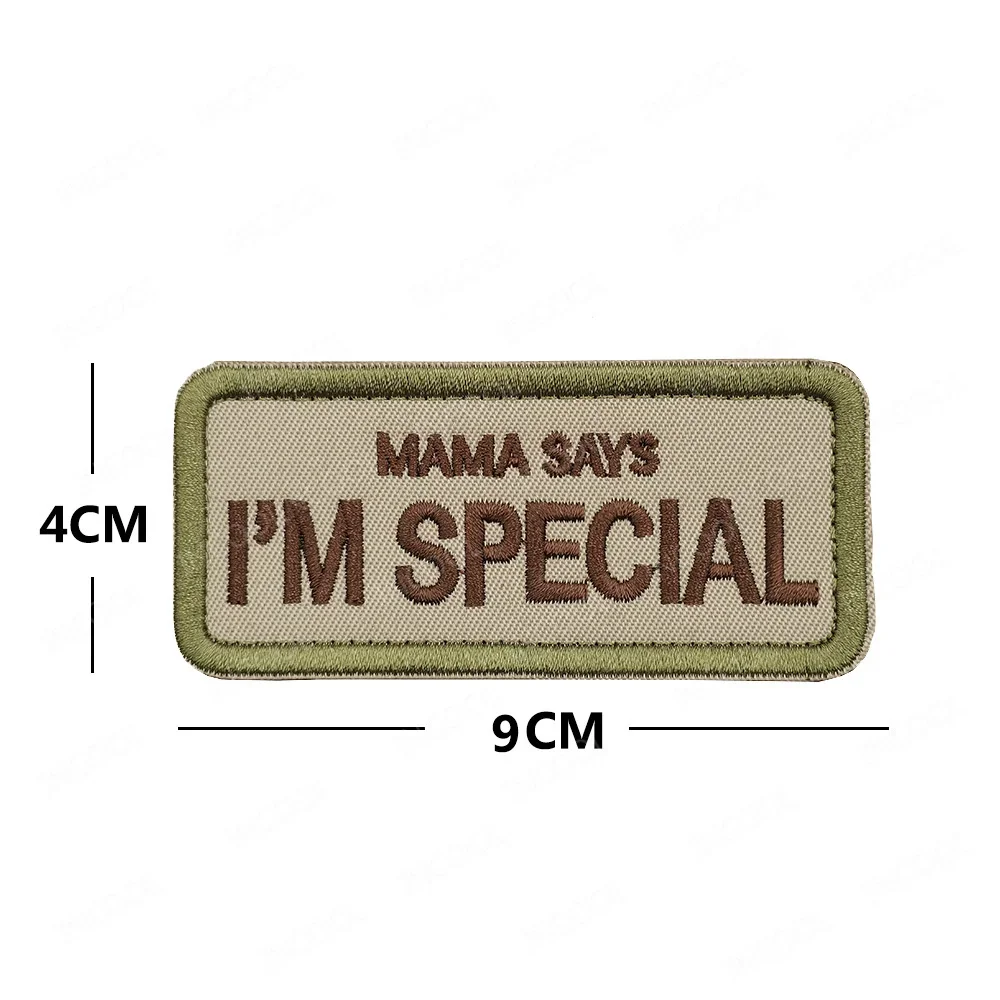 Parche bordado velcro mamá y papá – Insignia textil para ropa - imagen 5