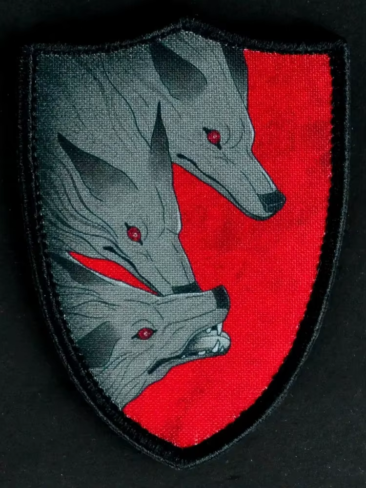 Hellhound parche táctico de moral impreso con sistema gancho y bucle - imagen 5