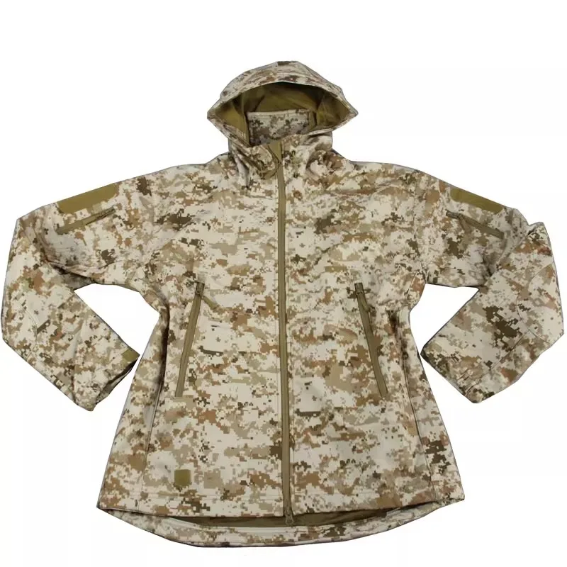 Chaqueta táctica impermeable forro polar transpirable y cortaviento - imagen 2