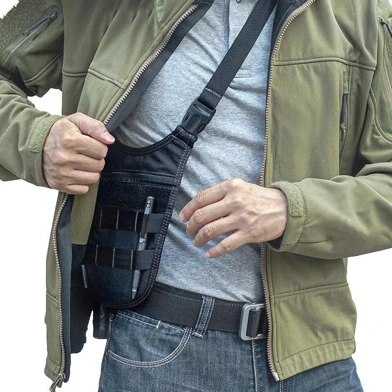 Riñonera táctica oculta antirrobo MOLLE para EDC y teléfono móvil - imagen 3