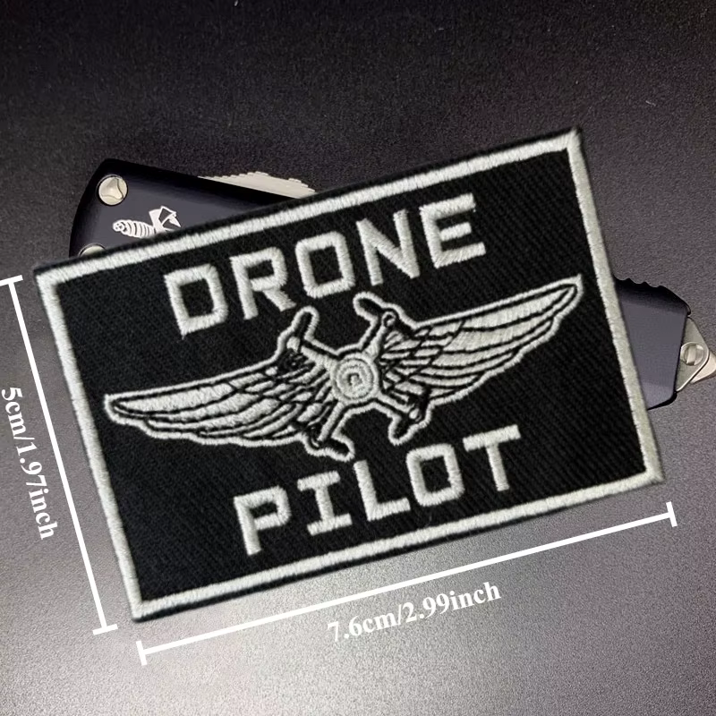 Parche Drone Pilot bordado MOLLE para ropa y mochilas - tactico