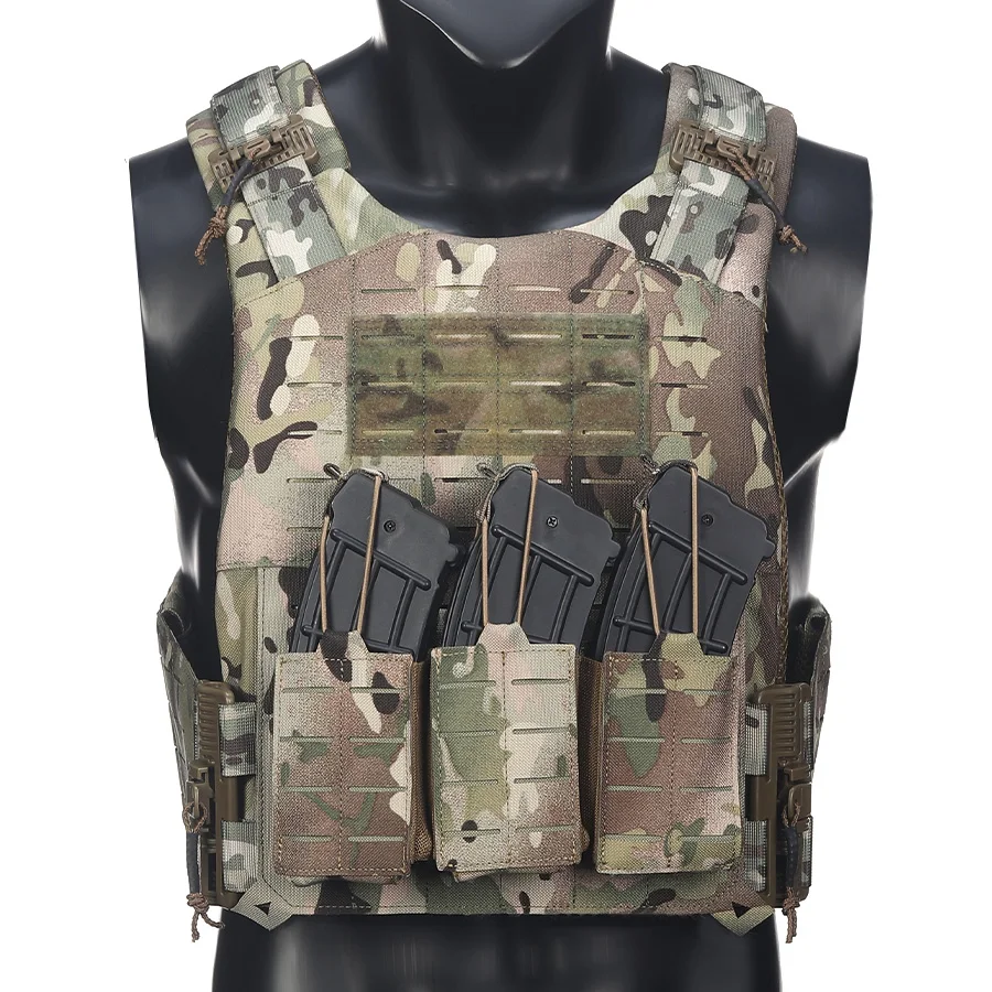 Chaleco MOLLE de caza con láser multifuncional y bolsa ligera