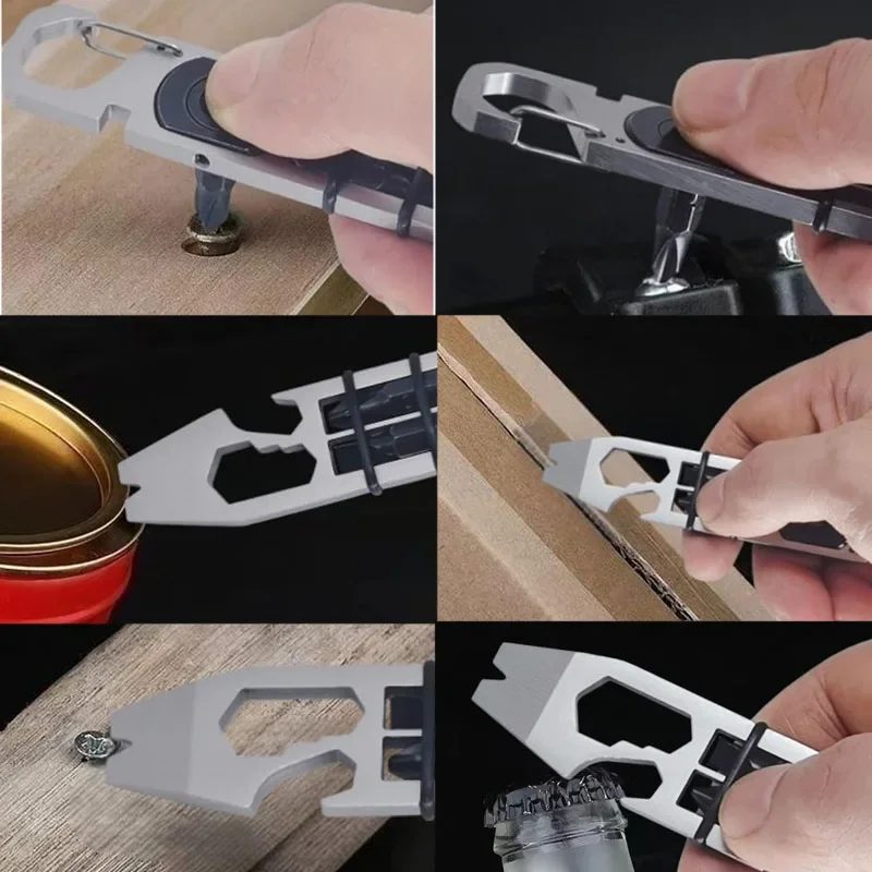 Mini destornillador trinquete EDC – Multiherramienta portátil - imagen 2
