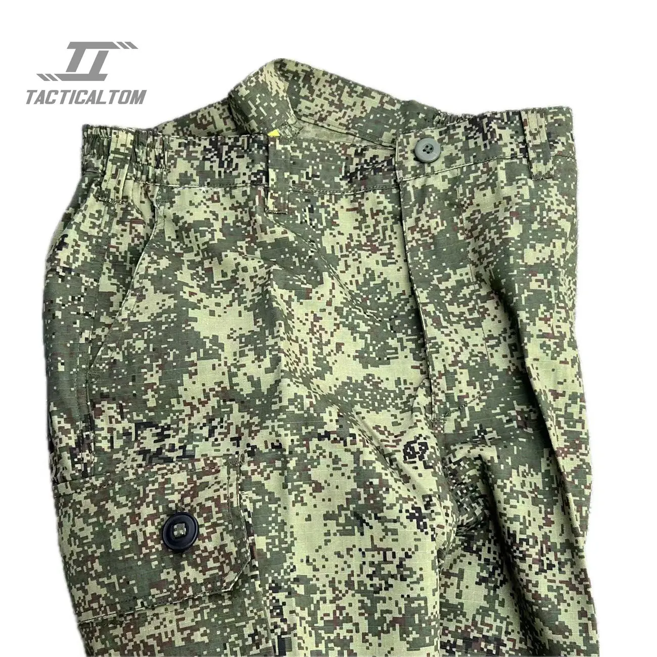 Vista del camuflaje EMR en pantalón corto deportivo