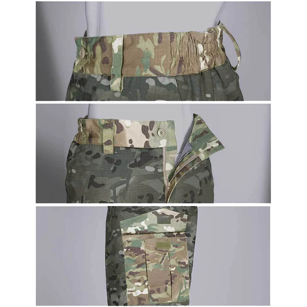 Pantalones tácticos de invierno acolchados impermeables camuflaje - imagen 5