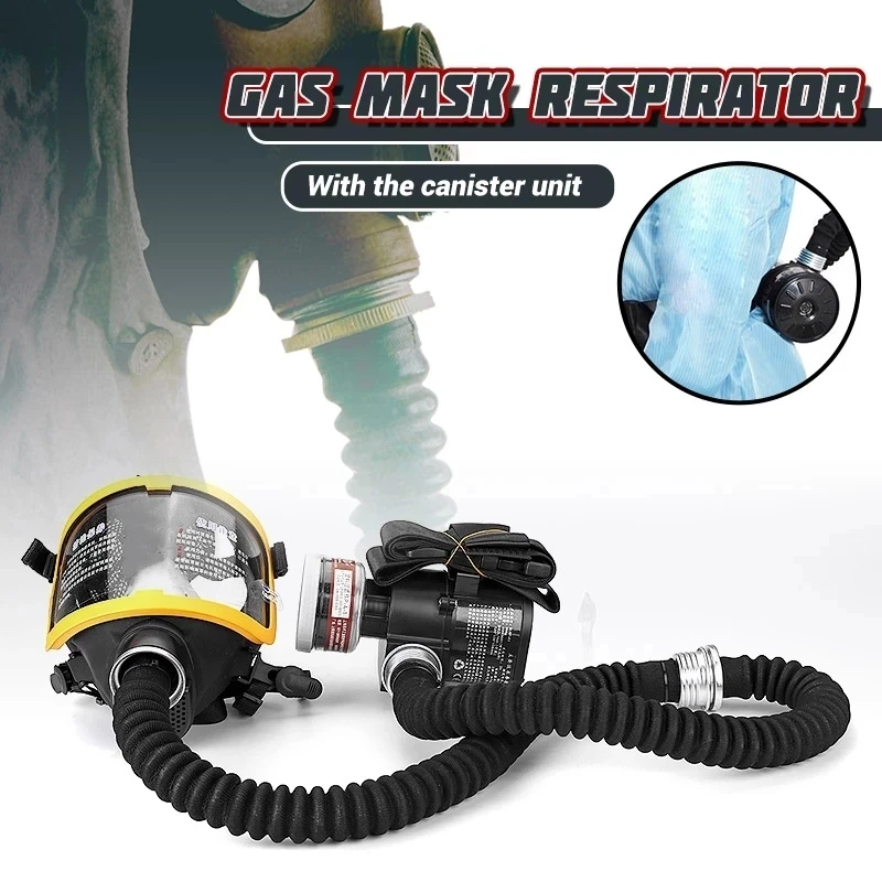 Máscara de gas cara completa con respirador – Protección laboral táctica - imagen 5