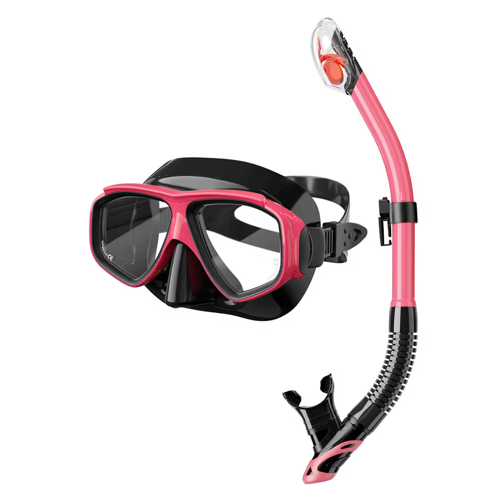 JSJM Máscara snorkel adultos silicona antivaho protección UV - imagen 3
