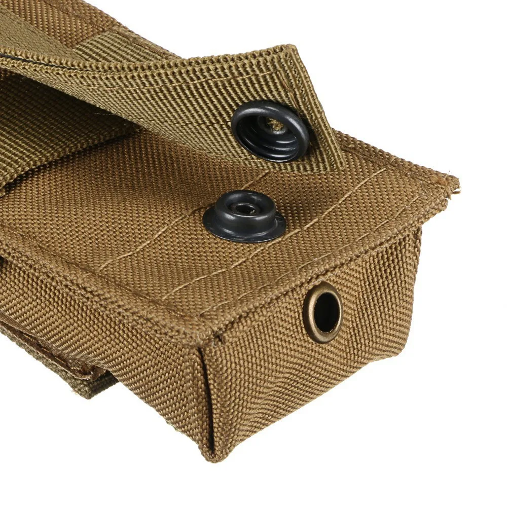 Portacargador MOLLE doble para pistola con funda linterna y cuchillo - imagen 3