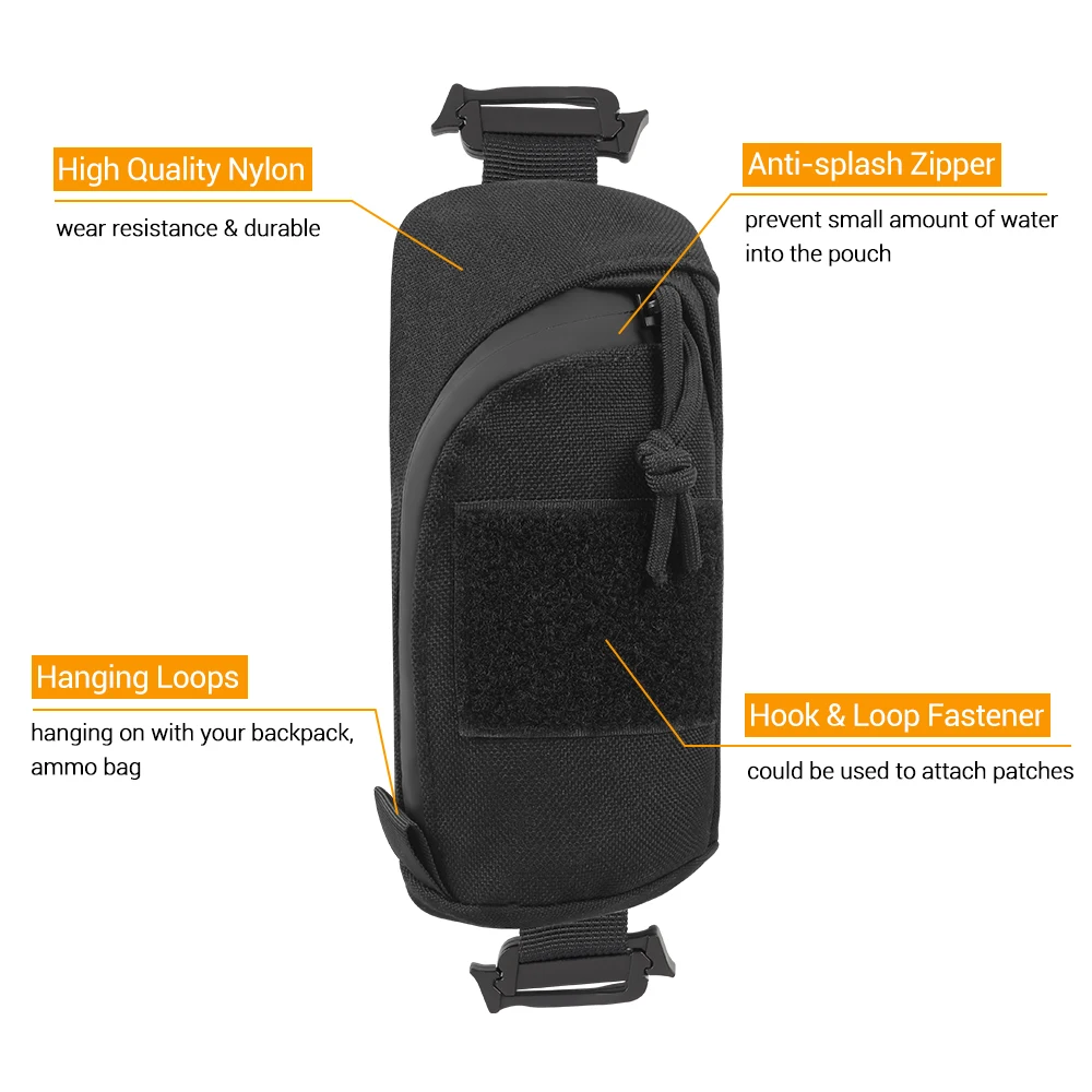 Bolso táctico MOLLE con correa - EDC para exterior, caza y camping - imagen 3