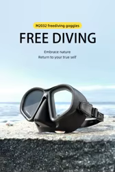 Máscara de buceo profesional con protección UV y lente HD antivaho
