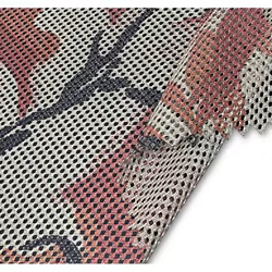 Tela táctica camuflaje británico de malla gruesa para casco