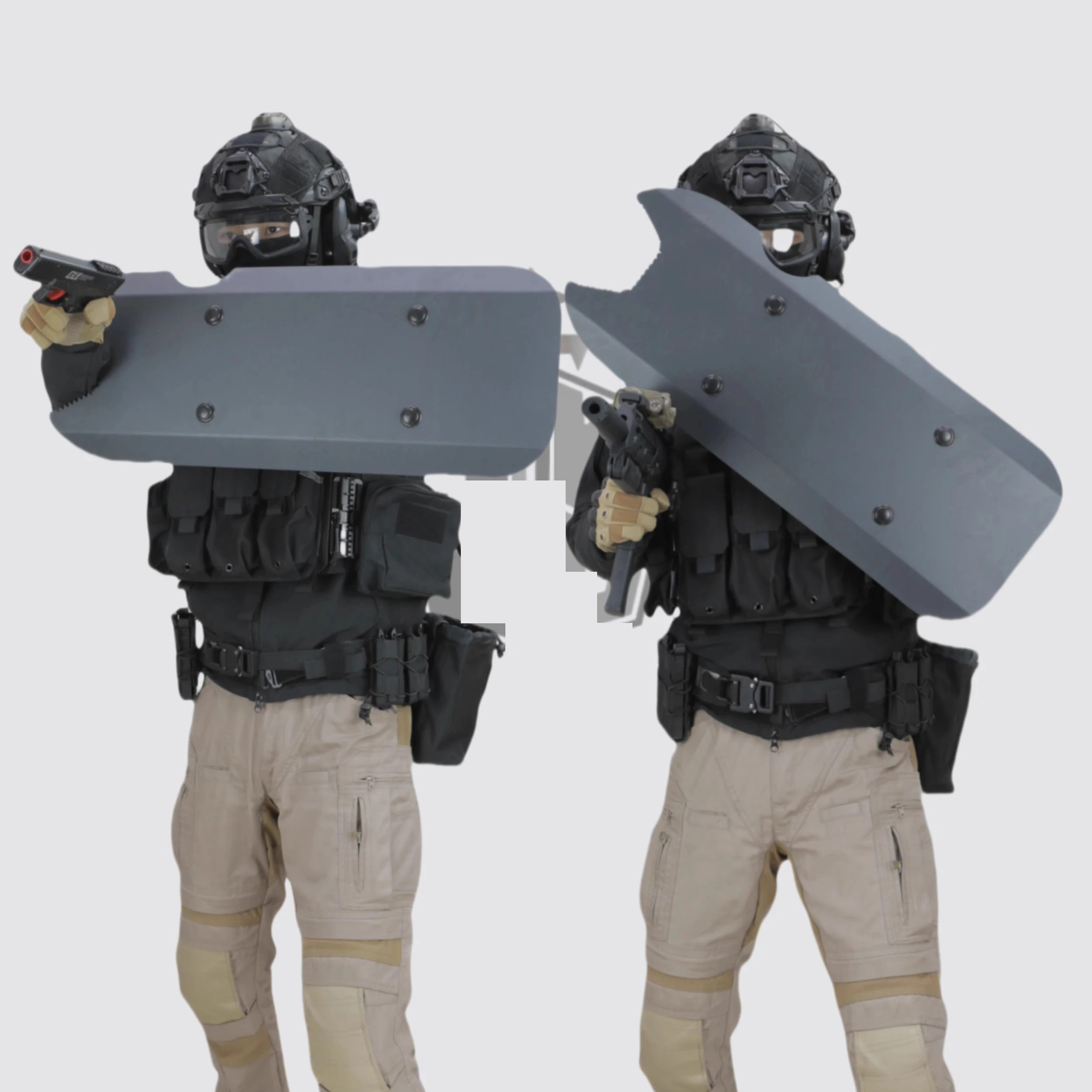 Escudo balístico NIJ IIIA ultraligero certificado ISO, acero blindado - imagen 2
