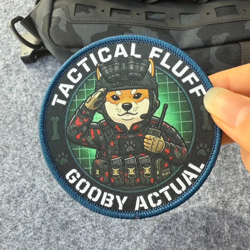 Parche táctico perro militar gancho y bucle para chaqueta o mochila - imagen 5