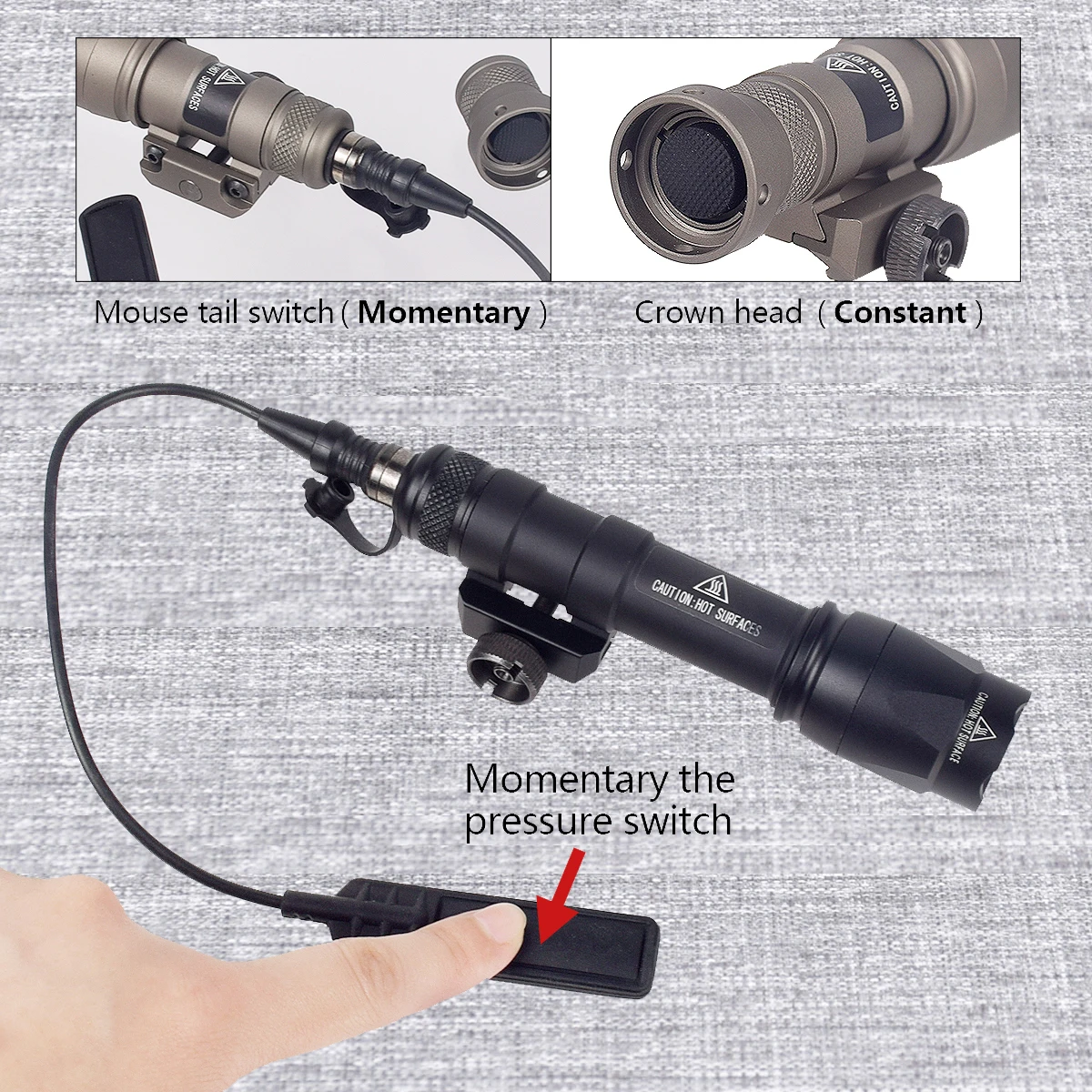 SureFire M600 linterna LED táctica para riel Picatinny 20mm - imagen 5