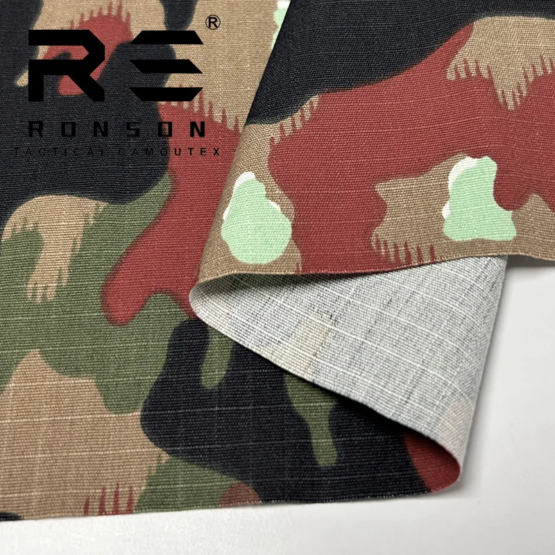 NC5050 Tela NYCO camuflaje M70 con camo impreso para uniforme