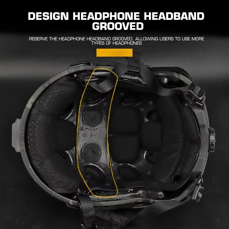 Casco táctico balístico FAST de alto corte para airsoft y tiro - imagen 5