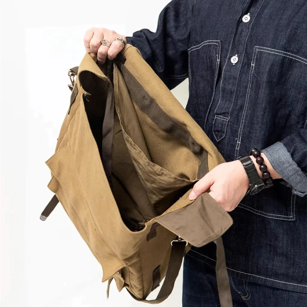 Réplica mochila táctica alemana Segunda Guerra Mundial bandolera - imagen 2