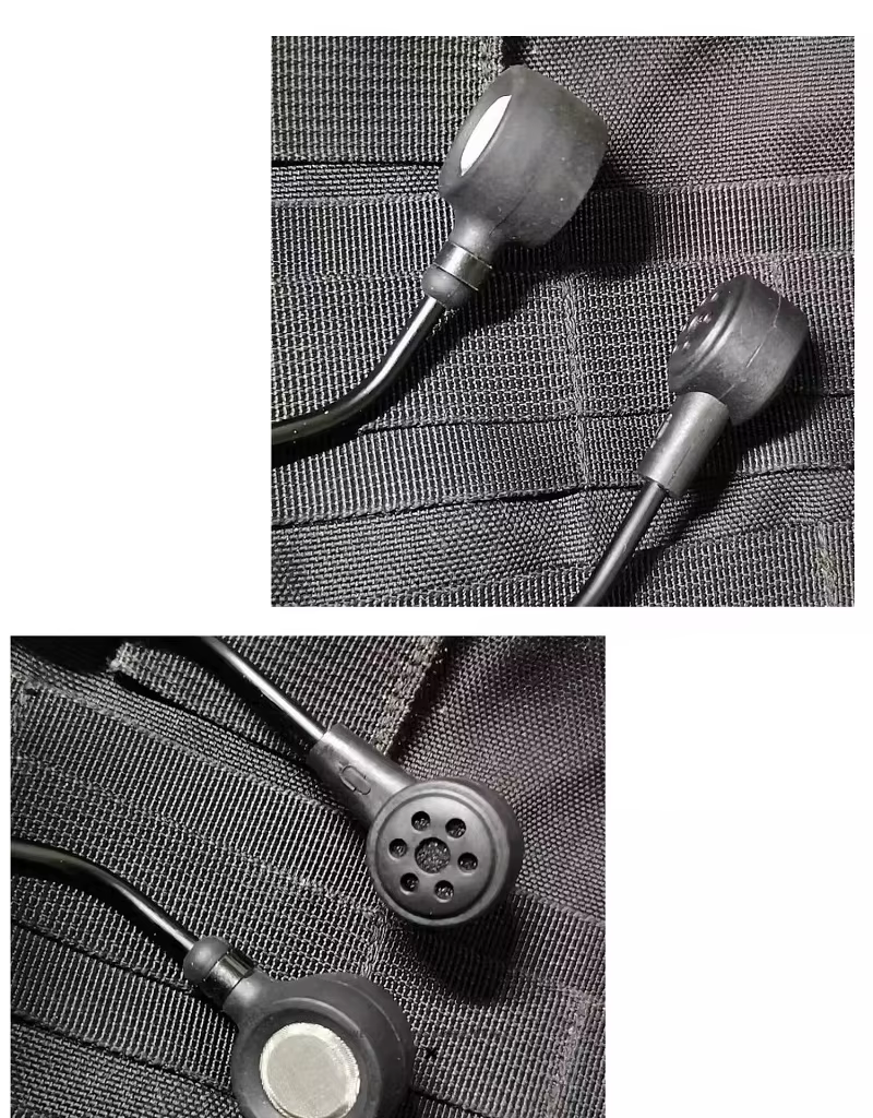 Auriculares tácticos C3/XPI con micrófono capacitivo de silicona - imagen 2