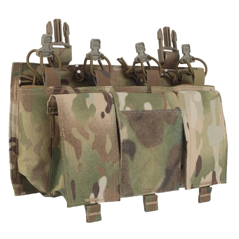 Chaleco táctico airsoft con portacargadores de pecho y botiquín