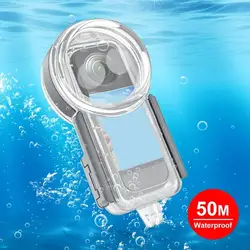 Carcasa impermeable a prueba golpes para cámara de buceo
