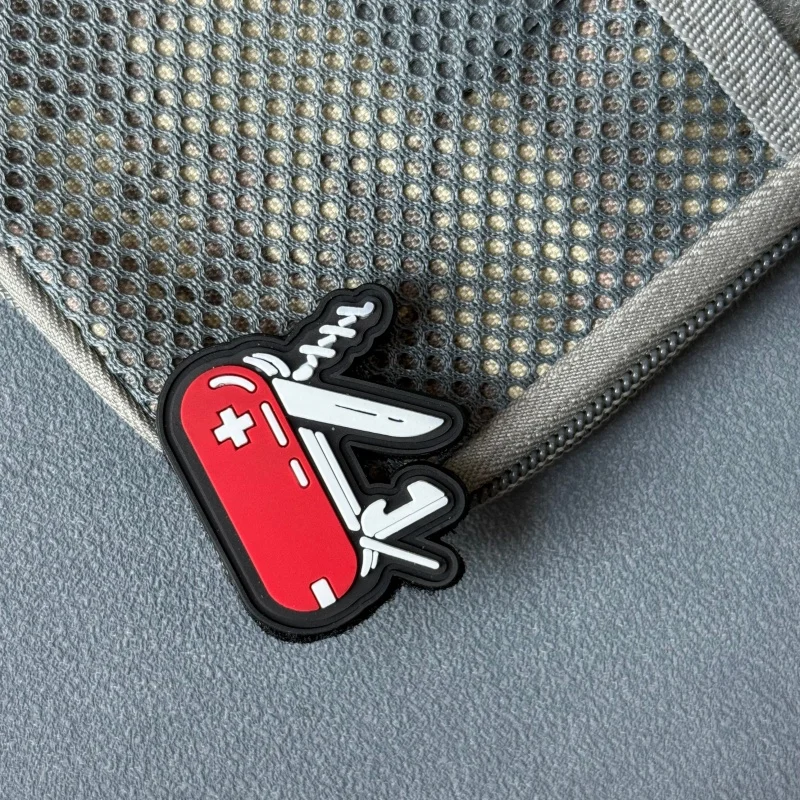 Parche táctico PVC de insignia moral con velcro para brazalete - imagen 2