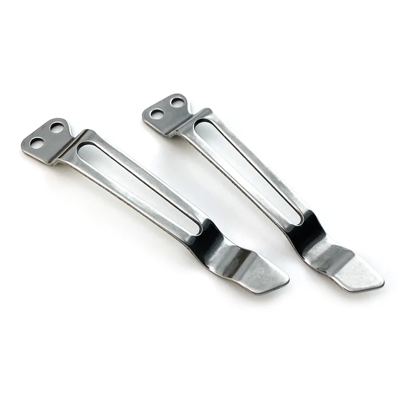Cuchillo táctico con acero damasco y clip de bolsillo negro/blanco - imagen 3