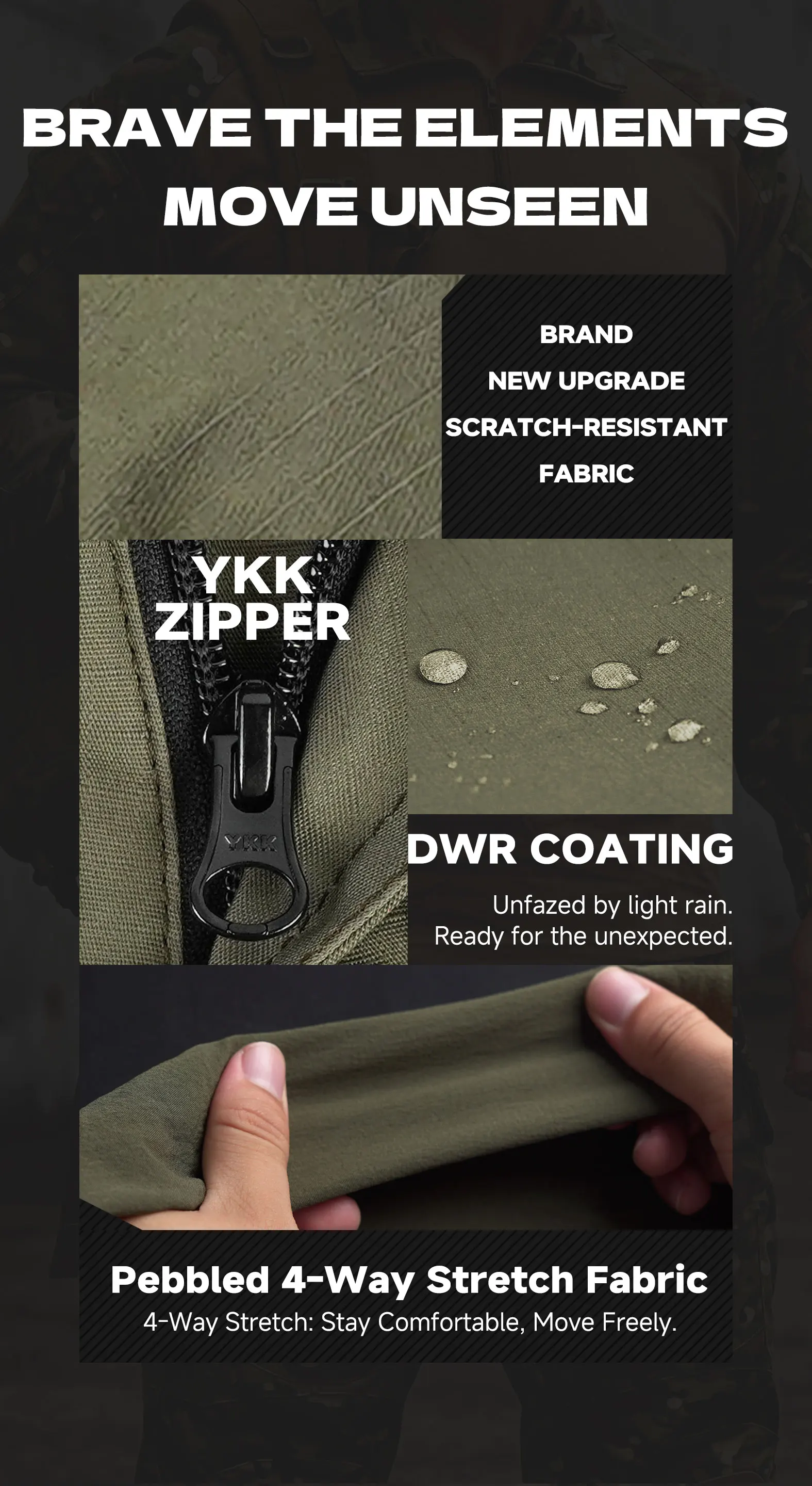 Camisa táctica con diseño funcional para el exterior